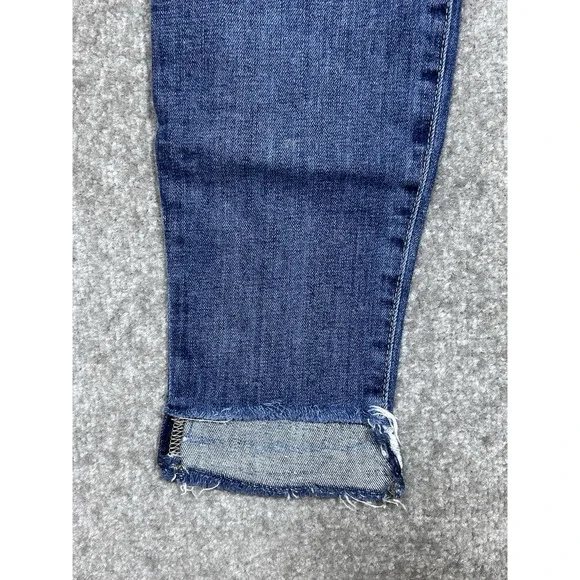 Joes Jeans Skinny Ankle Hi-Low Cutout Hem‎ Womens Sz 28 Blue Stretch Pockets - Picture 8 of 12